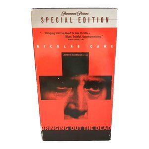 Vintage VHS Bringing Out The Dead Movie With Nicholas Cage
